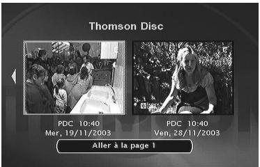 THOMSON DTH8000UB - Menu lecteur - 1