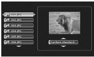 THOMSON DTH8000UB - Lecture de fichiers musicaux (mp3) et/ou images (JPEG) - 2