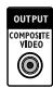 THOMSON DTH8000UB - - Sorties Audio (OUTPUT L, R) - 1
