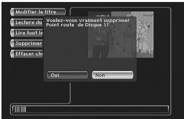 THOMSON DTH8000UB - Accéder au menu des titres - 2