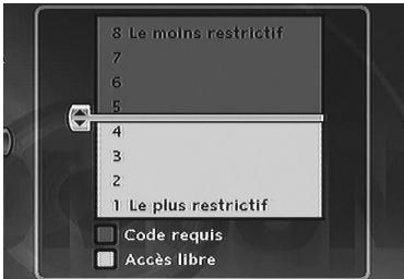 THOMSON DTH8000UB - Niveaux de restriction - 2