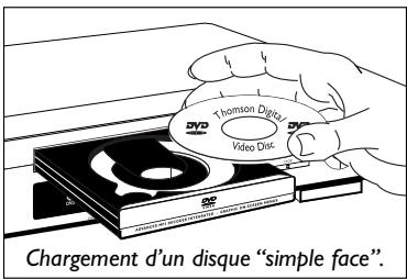THOMSON DTH8000UB - Charger et lire un disque - 1