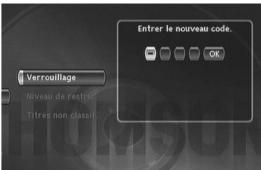 THOMSON DTH8000UB - Verrouillage - 1