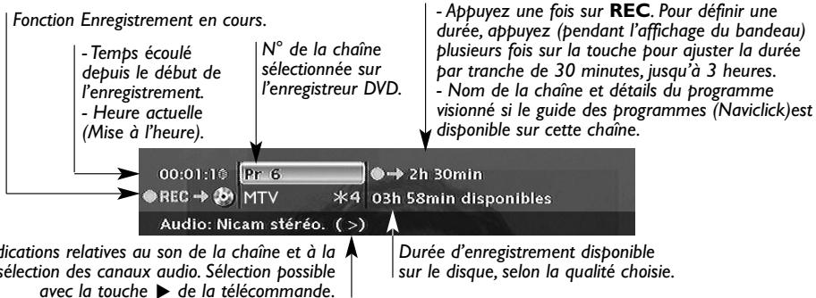 THOMSON DTH8560E - Pendant le visionnage d'une chaîne - 1