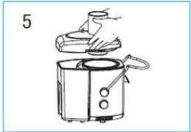 BRANDT CEN-700 - Assembling the juicer - 5