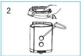 BRANDT CEN-700 - Assembling the juicer - 2