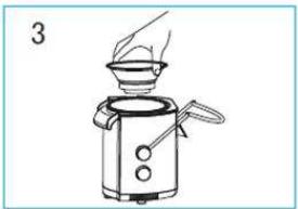 BRANDT CEN-700 - Assembling the juicer - 3