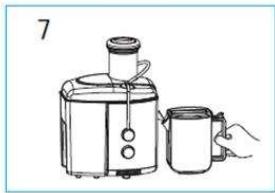 BRANDT CEN-700 - Assembling the juicer - 7