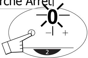 BRANDT TI380BT1 - Mise en marche Arrêtl - 1