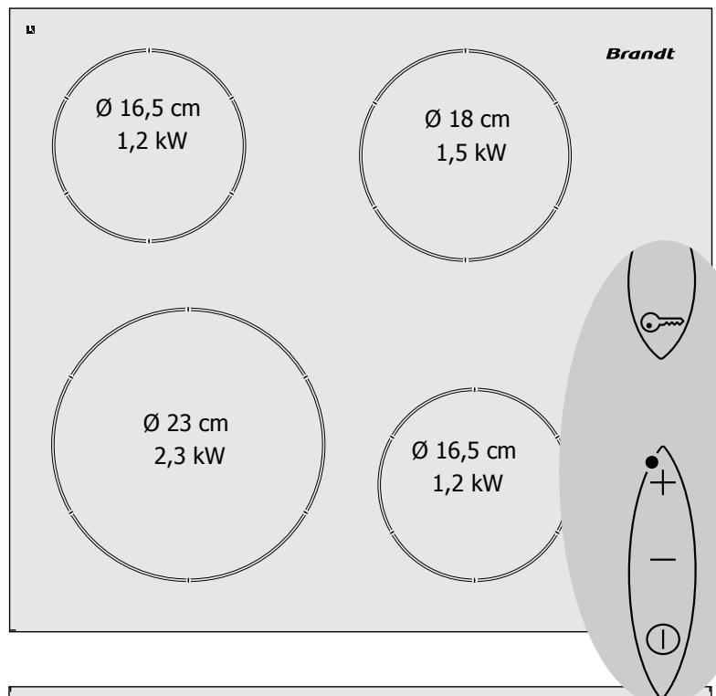 BRANDT TV220XS1 - Utilisez votre table en toute simplicité - 1