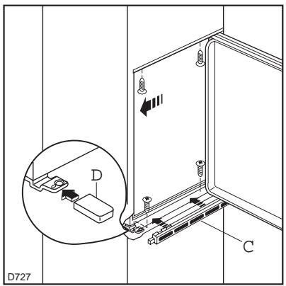 BRANDT FB1000E - Dimensions of the recess - 6