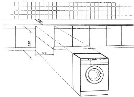 BRANDT WFF1172K - Réglage en hauteur de l'appareil: - 1