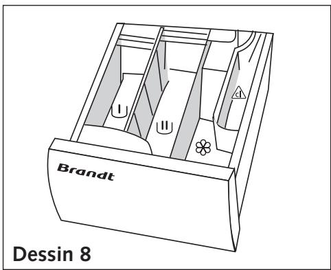BRANDT WFF1172K - Chargement des produits de lavage - 1