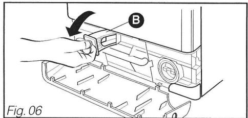 BRANDT WTD 6074 SF, WTD 6084 SF, WTD 6384 SF, WTD6284SF - - Bride de transport avant : - 3