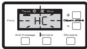 BRANDT EFE8333F - Lancement d'un programme en "Heures creuses": - 1