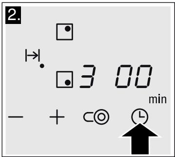 SIEMENS ET651BM17E,  ET651BF17E - Dauer einstellen: - 1