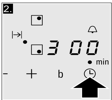 SIEMENS EH611BL17E,  EH611FJB1E - Garzeit einstellen - 1