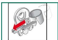 SIEMENS WAP24360FF - Mise en place des brides de transport : - 3