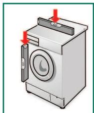 SIEMENS WAP24360FF - Ajustez le lave-linge à l'aide d'un niveau à bulle - 2