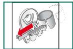 SIEMENS WAP24360FF - Mise en place des brides de transport : - 3