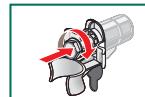 SIEMENS WAP24360FF - Mise en place des brides de transport : - 6