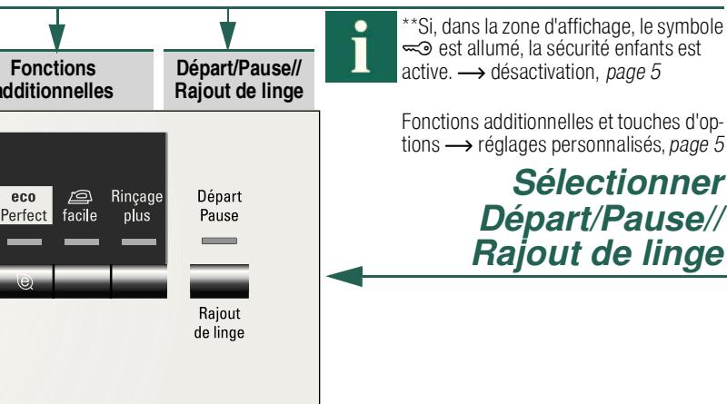 SIEMENS IQ 700 WM14S485FF - Régler** et adapter le programme - 1