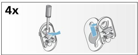 SIEMENS IQ 300,  IQ300,  IQ300 SX64D004EU - Posez les cales de transport : - 1