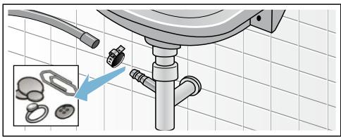 SIEMENS IQ500 - Flexible d'écoulement bouché au niveau du siphon - 1