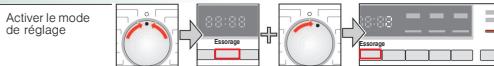 SIEMENS WM12B211FF - Activer le mode de réglage de l'intensité des signaux - 1