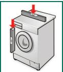 SIEMENS WD14H560FF/06 - Horizontaliser le lave-linge sechant avec un niveau à bulle - 2