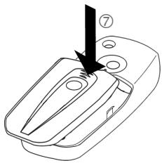 SIEMENS CV65 - Insertion de la carte SIM/batterie - 4