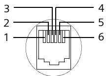 SIEMENS GIGASET E360 - Brochage correct de la fiche téléphonique - 1