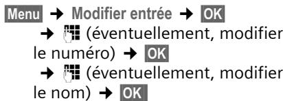 SIEMENS GIGASET E360 - Gestion des entrées du répertoire - 1