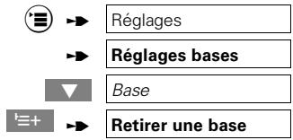 SIEMENS GIGASET 3000 MOBILE - Retirer un poste - 1