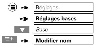 SIEMENS GIGASET 3000 MOBILE - Nom de la base - 1