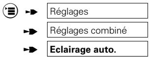 SIEMENS GIGASET 3000 MOBILE - L'éclairage automatique - 1