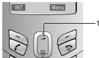SIEMENS GIGASET C450 - Touché de navigation du combiné - 1