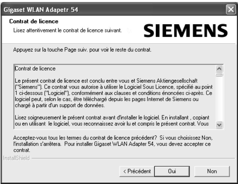 SIEMENS GIGASET PCI CARD 54 - Sélectionnez Installation. - 3