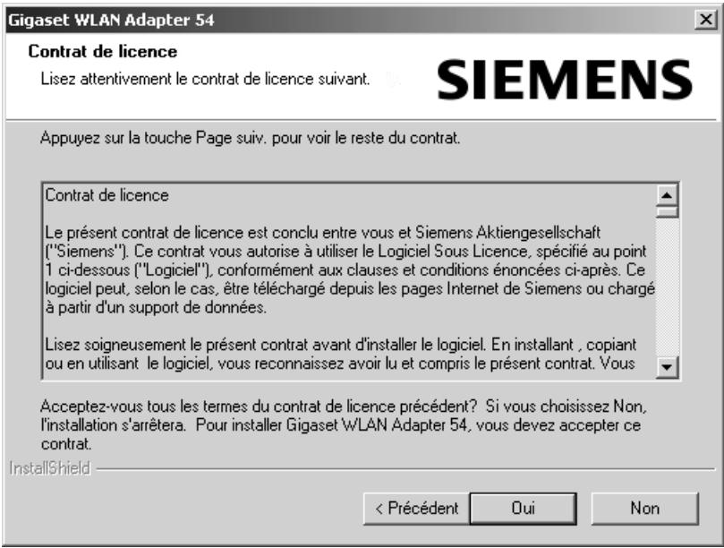 SIEMENS GIGASET PCI CARD 54 - Sélectionnez Installation. - 3