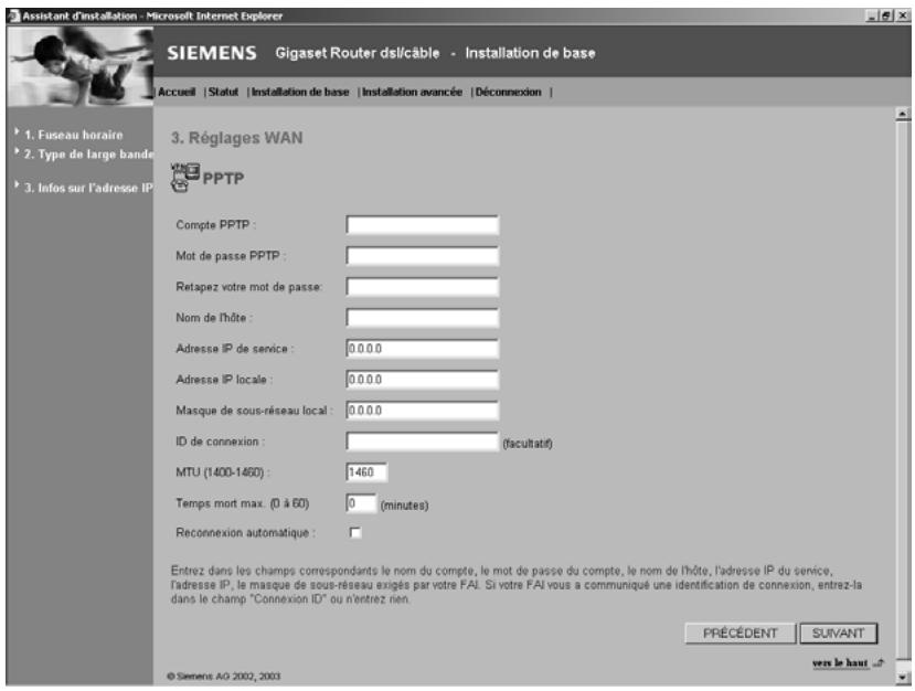 SIEMENS GIGASET ROUTER DSL & CABLE - PPTP - 1