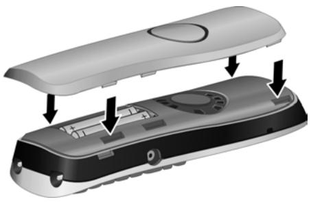 SIEMENS GIGASET S675 - Fermeture du couvercle de la batterie - 1