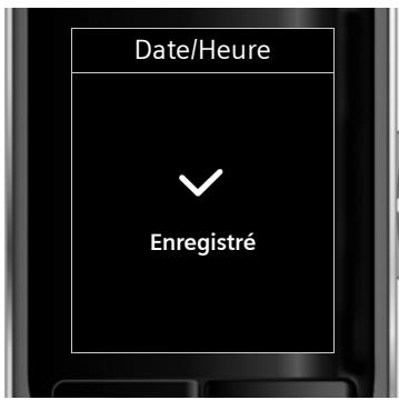 SIEMENS GIGASET S790 - Réglage de la date et de l'heure - 8