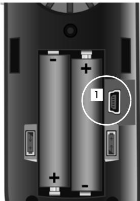 SIEMENS GIGASET S790 - Raccordement du câble de données USB - 1