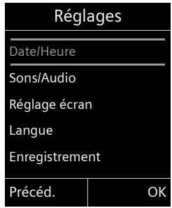 SIEMENS GIGASET S790 - Sous-menus - 1