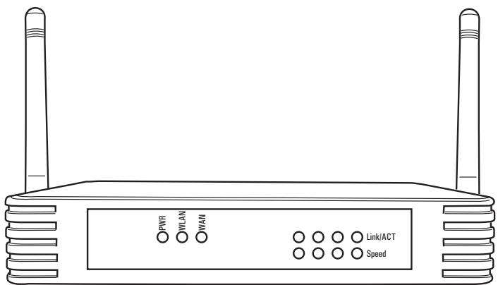 SIEMENS GIGASET SE105 DSL/CABLE - Panneau avant - 1