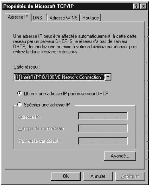 SIEMENS GIGASET SE105 DSL/CABLE - Etape 1. Configurer les paramètres TCP/IP - 3