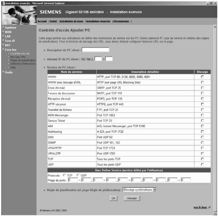 SIEMENS GIGASET SE105 DSL/CABLE - Gestion à distance - 1