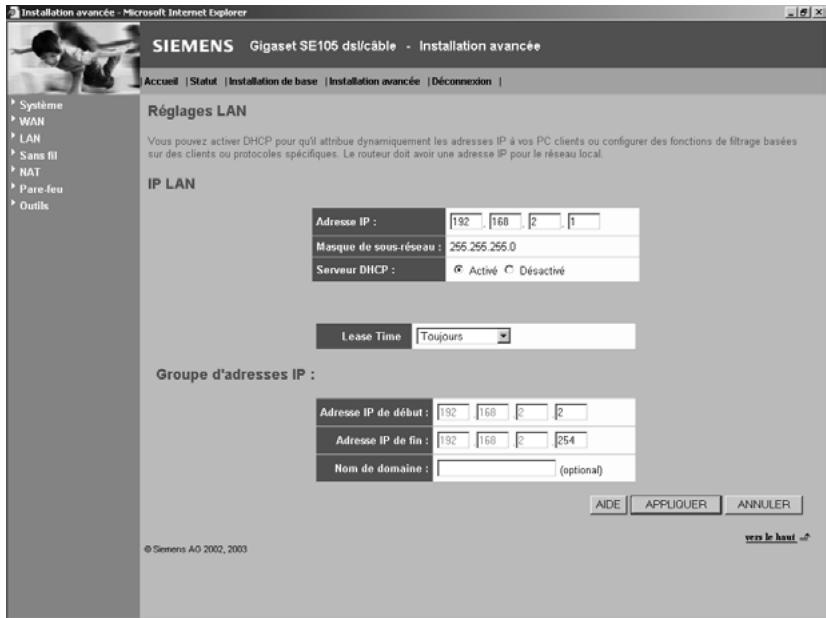 SIEMENS GIGASET SE105 DSL/CABLE - DNS - 2