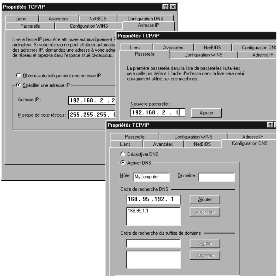 SIEMENS GIGASET SE105 DSL/CABLE - Configuration IP manuelle - 1