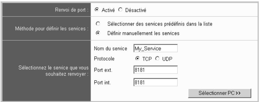 SIEMENS GIGASET SE505 DSL/CABLE - Publier vos propres serveurs sur Internet - 3